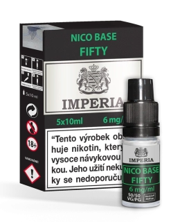 Imperia Fifty Nico Base (50VG/50PG) 5x10ml 6mg