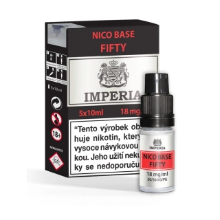 Imperia Fifty Nico Base (50VG/50PG) 5x10ml 18mg