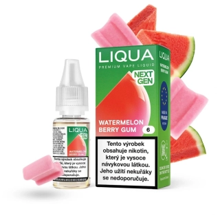 LIQUA Watermelon Berry Gum 6mg (Melounová žvýkačka s lesními plody) 10ml