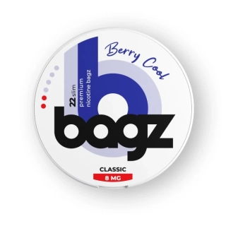 Bagz BERRY COOL - Nikotinové sáčky (8mg, 22ks)