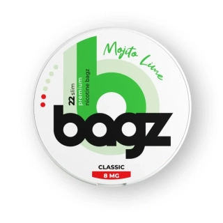 Bagz MOJITO LIME - Nikotinové sáčky (8mg, 22ks)