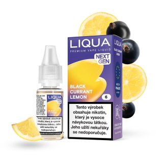 LIQUA Black Currant Lemon 6mg (Černý rybíz a citron) 10ml