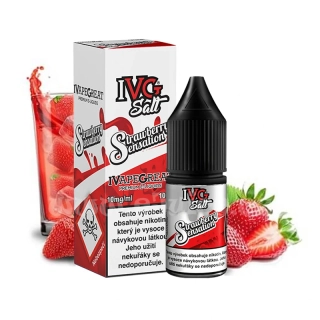 IVG Salt Strawberry Sensation (Ledová jahoda) 10ml 20mg