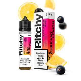 Příchuť Ritchy S&V: Black Currant Lemon (Černý rybíz a citron)