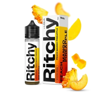 Příchuť Ritchy S&V: Peach Mango Pineapple (Broskev, mango a ananas)