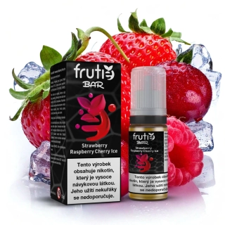 Frutie Bar Juice Strawberry Raspberry Cherry Ice (Ledová jahoda, malina a třešeň) 10ml 20mg